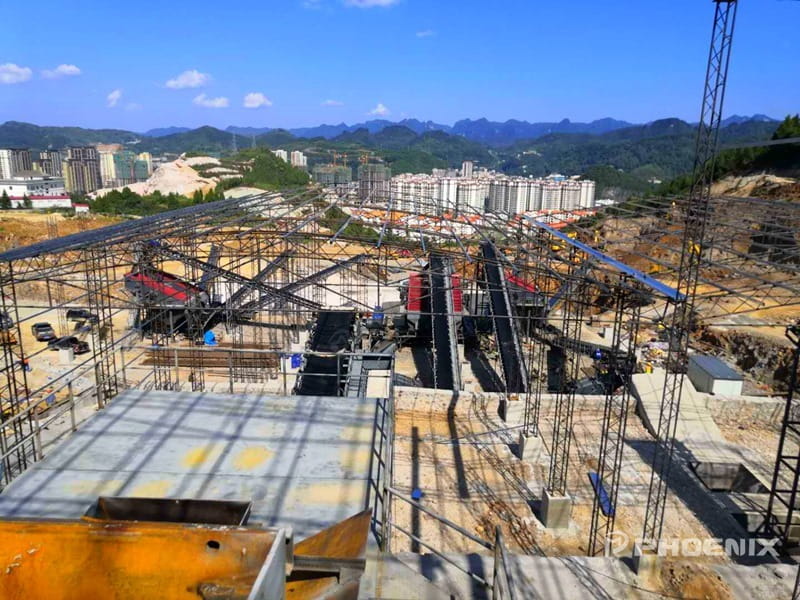 <b>時(shí)產(chǎn)500t石灰石破碎生產(chǎn)線籌建試運(yùn)行</b>