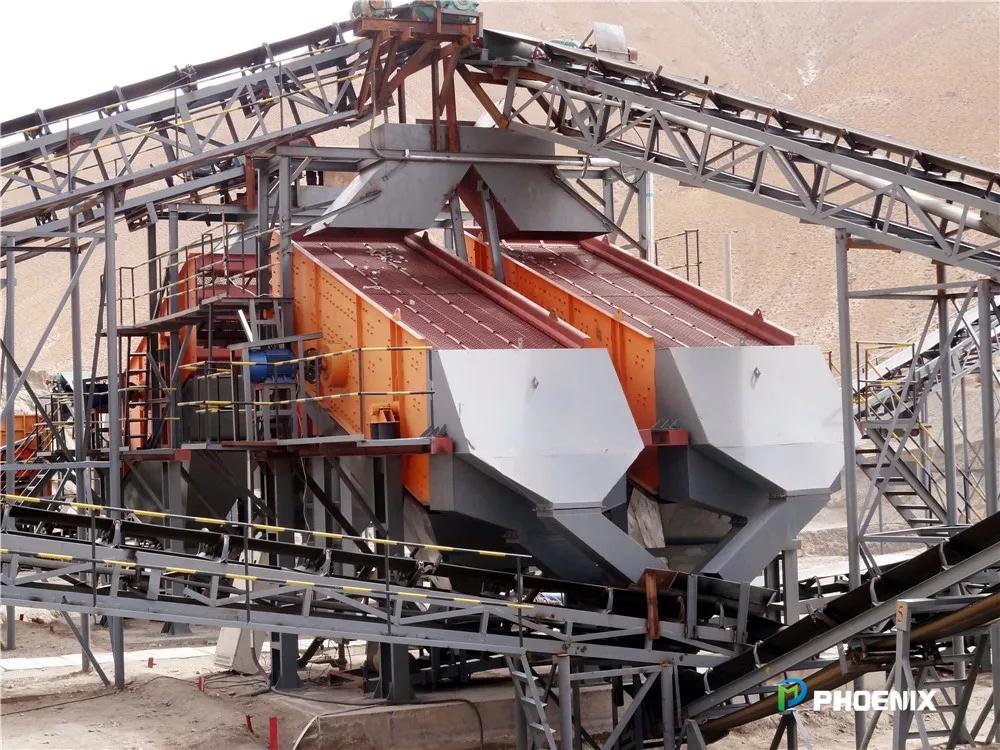 振動(dòng)篩現(xiàn)場案例